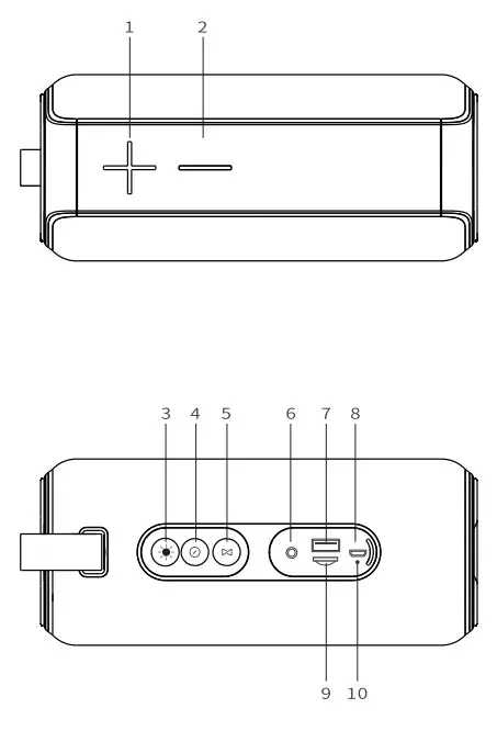 UOLOPG03045 Pulse GloWave Bluetooth and FM Speaker - parts