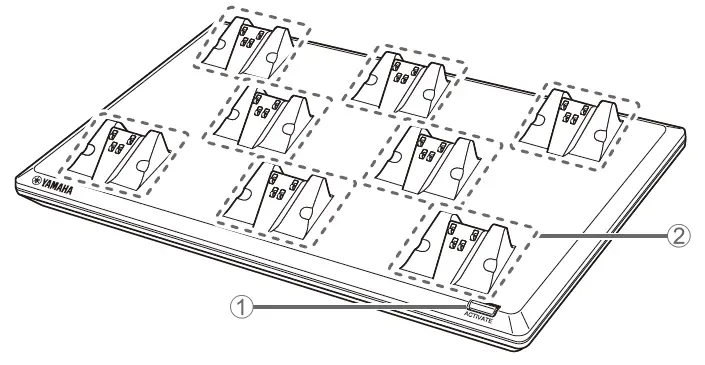 YAMAHA RMWCH8 Microphone Charger fig 1