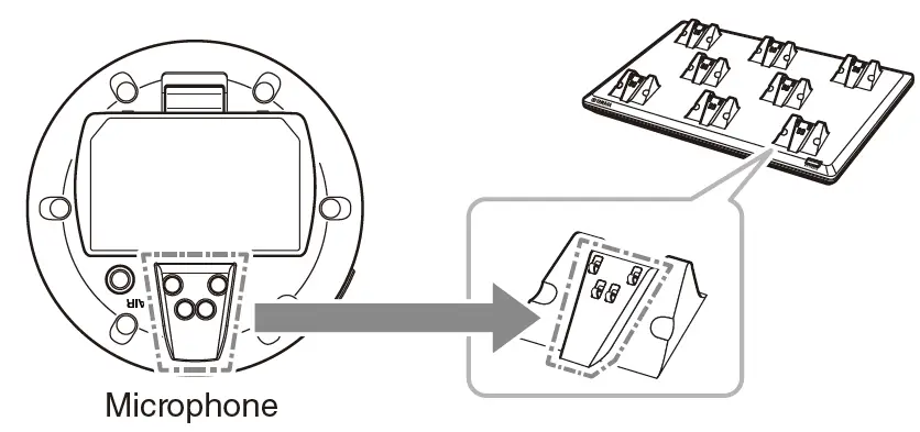 YAMAHA RMWCH8 Microphone Charger fig 2