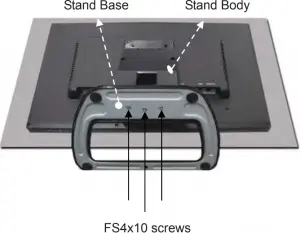 Connecting the stand
