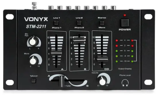 VONYX STM-2211B 4-Channel Mixer - Mixer