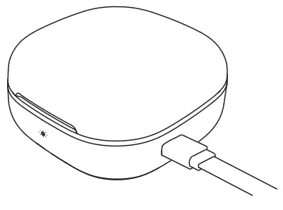 SOUNDPEATS T3 Active Noise Cancelling Wireless Earbuds with Bluetooth 5 2 - charging case