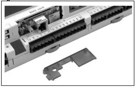 Insert Card in Controller BMS Slot
