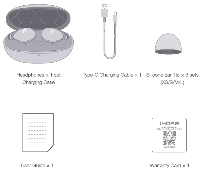 1MORE ComfoBuds Z True Wireless In-Ear Headphones 1