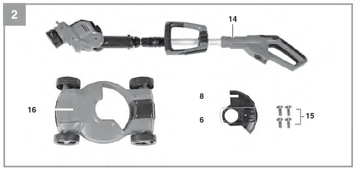 Einhell-GE-CT-18-28-Li-Cordless-Grass-Trimmer-fig-3