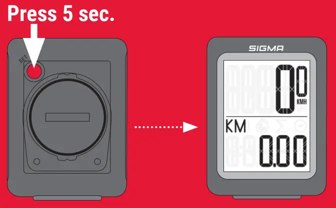SIGMA SIG560023 BC 5.0 WR Cycling Computer Wired - FIRST START