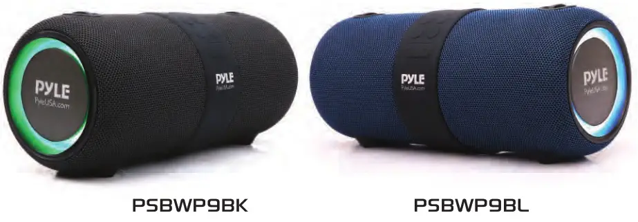 PYLE PSBWP9BK Portable Wireless BT Speaker Radio System