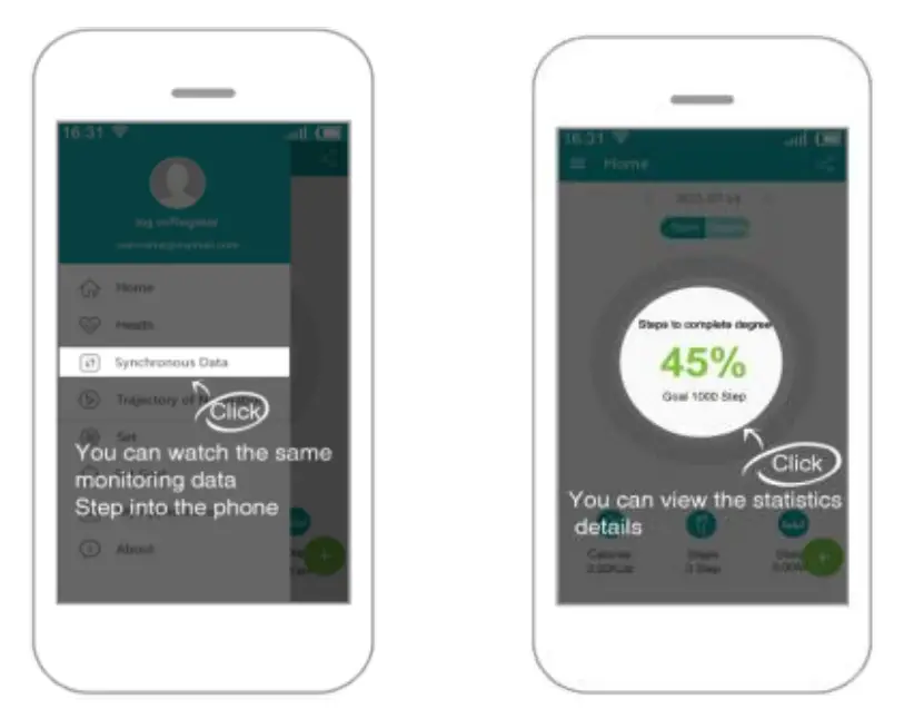 Accutime Fundo Smart Watch MTS018 - Synchronizing data