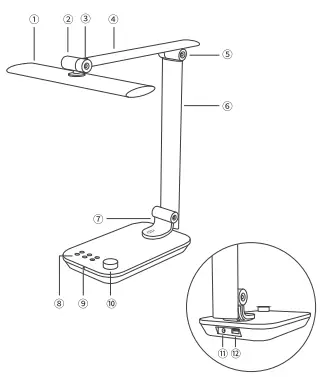 TAOTRONICS-TT-DL092 LED Light-Forward-Beam-Desk-Lamp-FIG-1