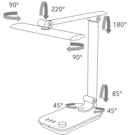 TAOTRONICS-TT-DL092 LED Light-Forward-Beam-Desk-Lamp-FIG-3