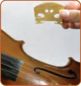 Violin Bridge Replacement - Step 3b