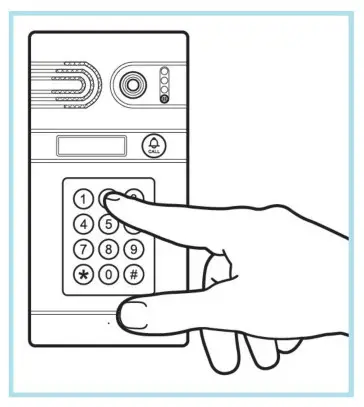 doorKNOX VDP103 Keypad Video Door Entry Camera - electronic