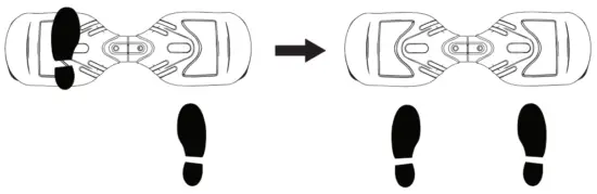 HOVER 1 H1 NVA Nova Hoverboard - Dismounting
