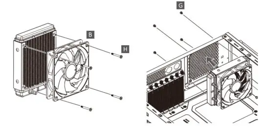 ENERMAX Liqmax III ARGB Series 240mm CPU Liquid Cooler - AMD Installation 1