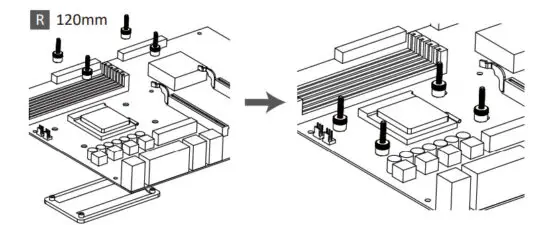 ENERMAX Liqmax III ARGB Series 240mm CPU Liquid Cooler - AMD Installation 4