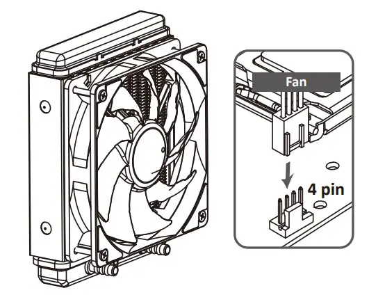 ENERMAX Liqmax III ARGB Series 240mm CPU Liquid Cooler - AMD Installation 9
