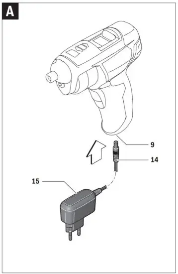 BOSCH 0603977071 PSR Select Home and Garden Cordless Screwdriver - Fig 2