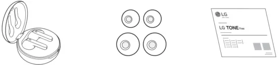 LG TONE FP3 Tone Free True Wireless Bluetooth Earbuds - FIG !