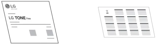 LG TONE FP3 Tone Free True Wireless Bluetooth Earbuds - FIG 2