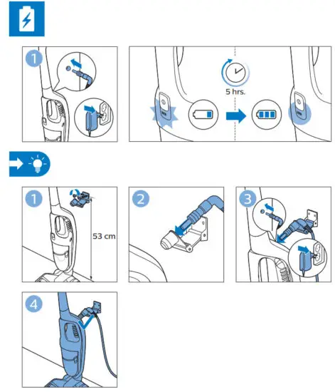 PHILIPS FC6168 Aspirator vertical 2 in 1 Vacuum - feagure 3