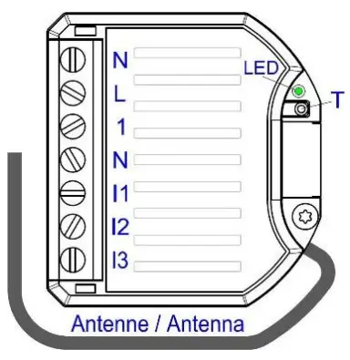 myTEM MTSWD 100 WL Radio Switch Dimmer - Preparation for the installation