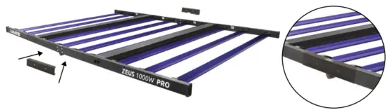 LUMATEK Zeus 1000W Pro LED - components