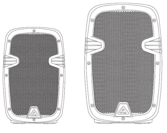 behringer- PK108A -Active -240 -Watt- 8 -Inch -PA -Speaker -System -with -Built-in- Media -Player -product