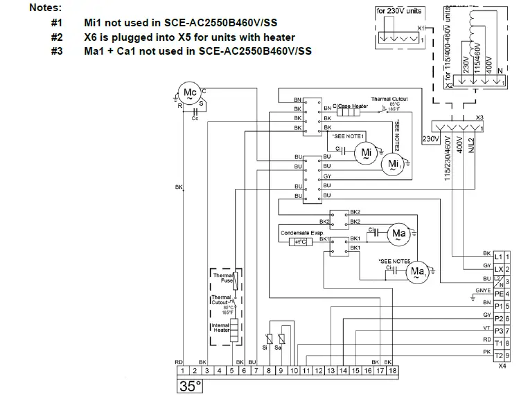 SCE-AC2550B460V Air Conditioner FIG (22)