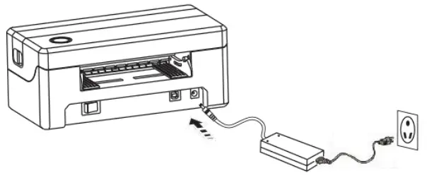 G G D1200CW Desktop Thermal Label Printer - 3