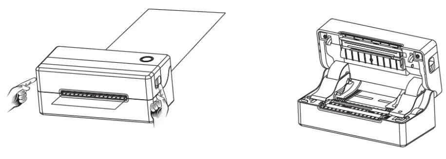 G G D1200CW Desktop Thermal Label Printer - 9
