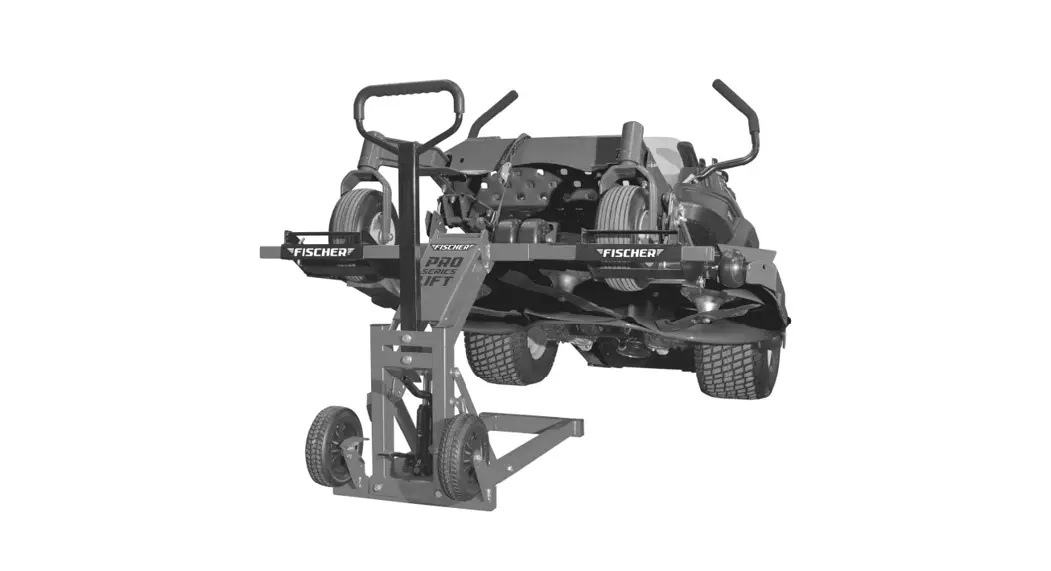 Fischer 63298 750 Lb Heavy Duty Atv Or Mower High Lift Jack Owner's Manual