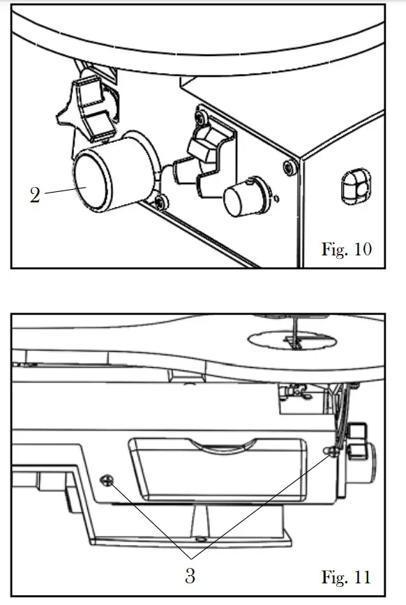 WEN 3921 16-Inch Variable Speed Scroll Saw - fig 12