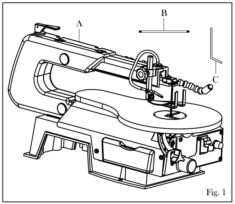 WEN 3921 16-Inch Variable Speed Scroll Saw - fig 18