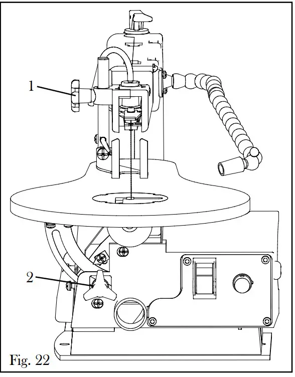 WEN 3921 16-Inch Variable Speed Scroll Saw - fig 3