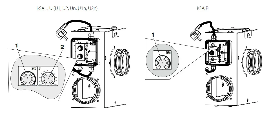 VENTS KSA 100 2E Sound Insulated Centrifugal Fan - figure 2