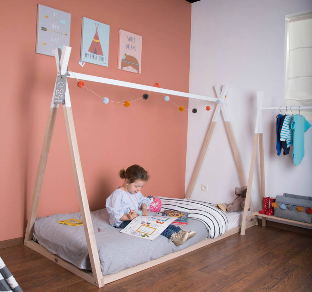Childhome Tipi Bed Frame Beech Instructions