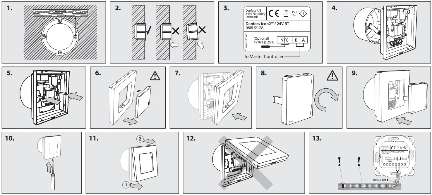 Danfoss Icon2 Room Thermostat - fig2