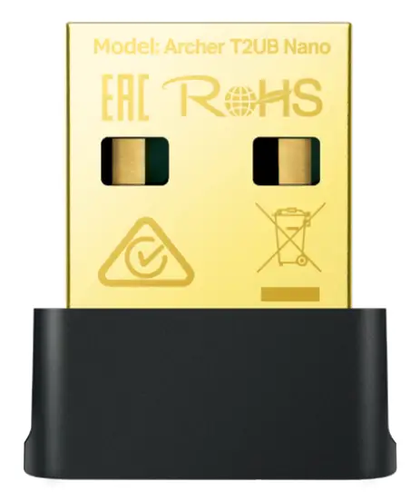 tp-link Archer T2UB Nano AC600 Nano Wi-Fi Bluetooth 4.2 USB Adapter - LED Status