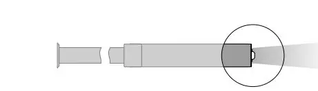 Laserliner 082.114A VideoScope XL Instruction Manual - LED outlet