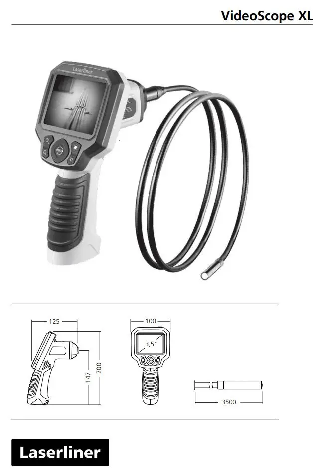 Laserliner 082.114A VideoScope XL Instruction Manual