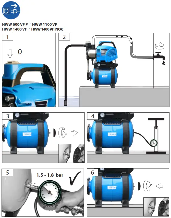 G de HWW 1400 VF Water Pump - fig 35