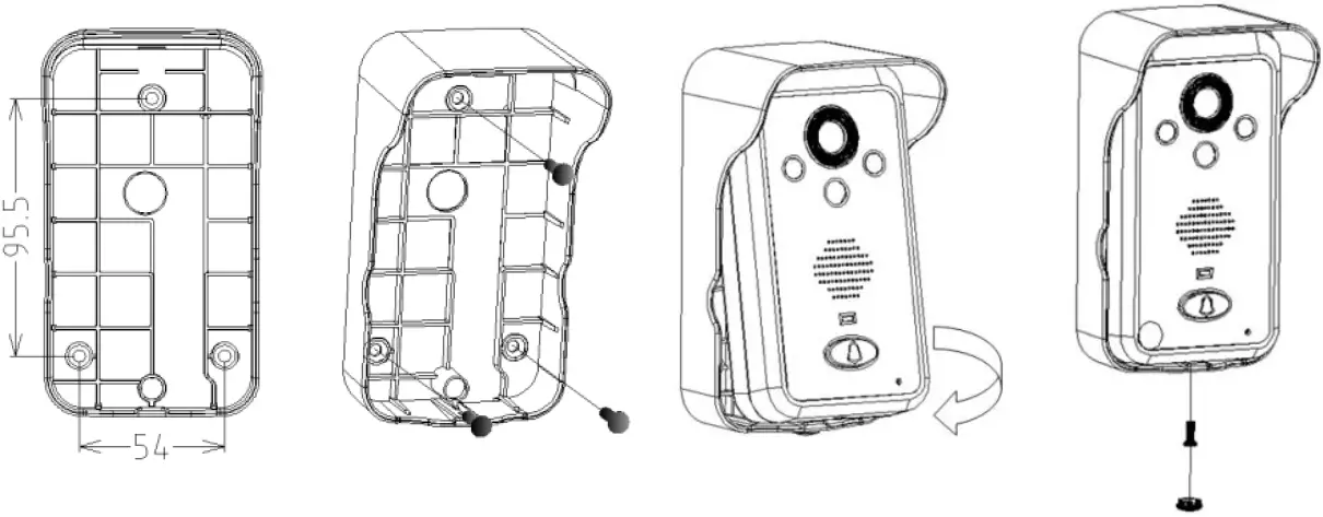 Seco Larm Usa 266M7Q 7-Inch Wireless Video Door 03