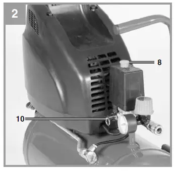 Einhell-TH-AC200-Air-Compressor-fig-2