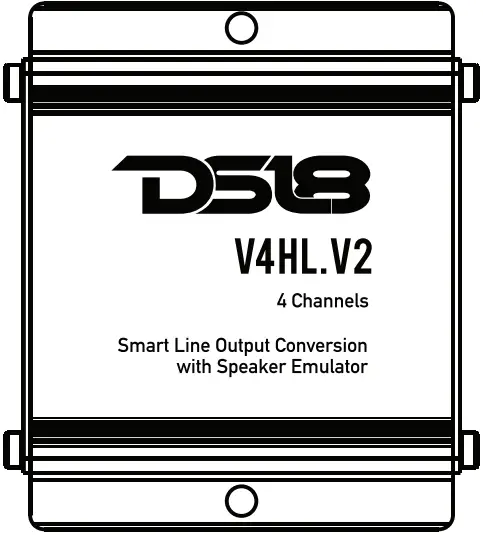 DS18 4 Channels Smart Line Output Conversion with Speaker Emulator A