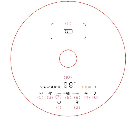 DIMPLEX DCACP30HC Air Circulator Pedestal Fan 5