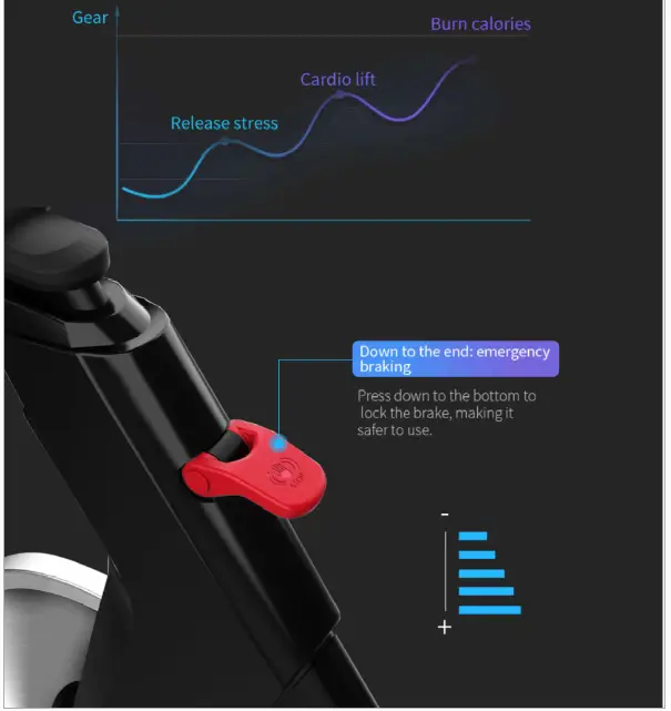 SHUA SH-B599 Smart Spinning Bike - fig3