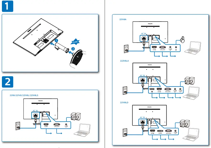 PHILIPS i Line 222V8 LCD Monitor - FIG 3