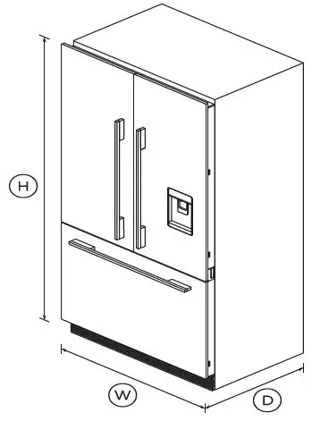 FISHER-PAYKEL-RS90AU1-Integrated-French-Door-Refrigerator-Freezer-fig-1