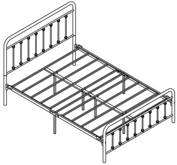 maocao hoom 634F Metal Platform Bed Frame