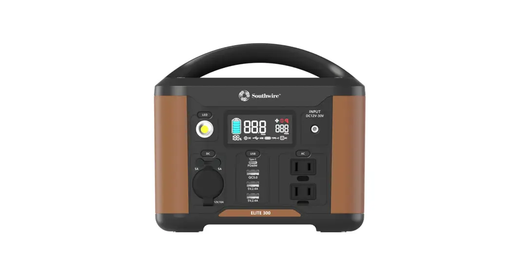 Southwire 53251 Elite 300 Series Portable Power Station Instruction Manual